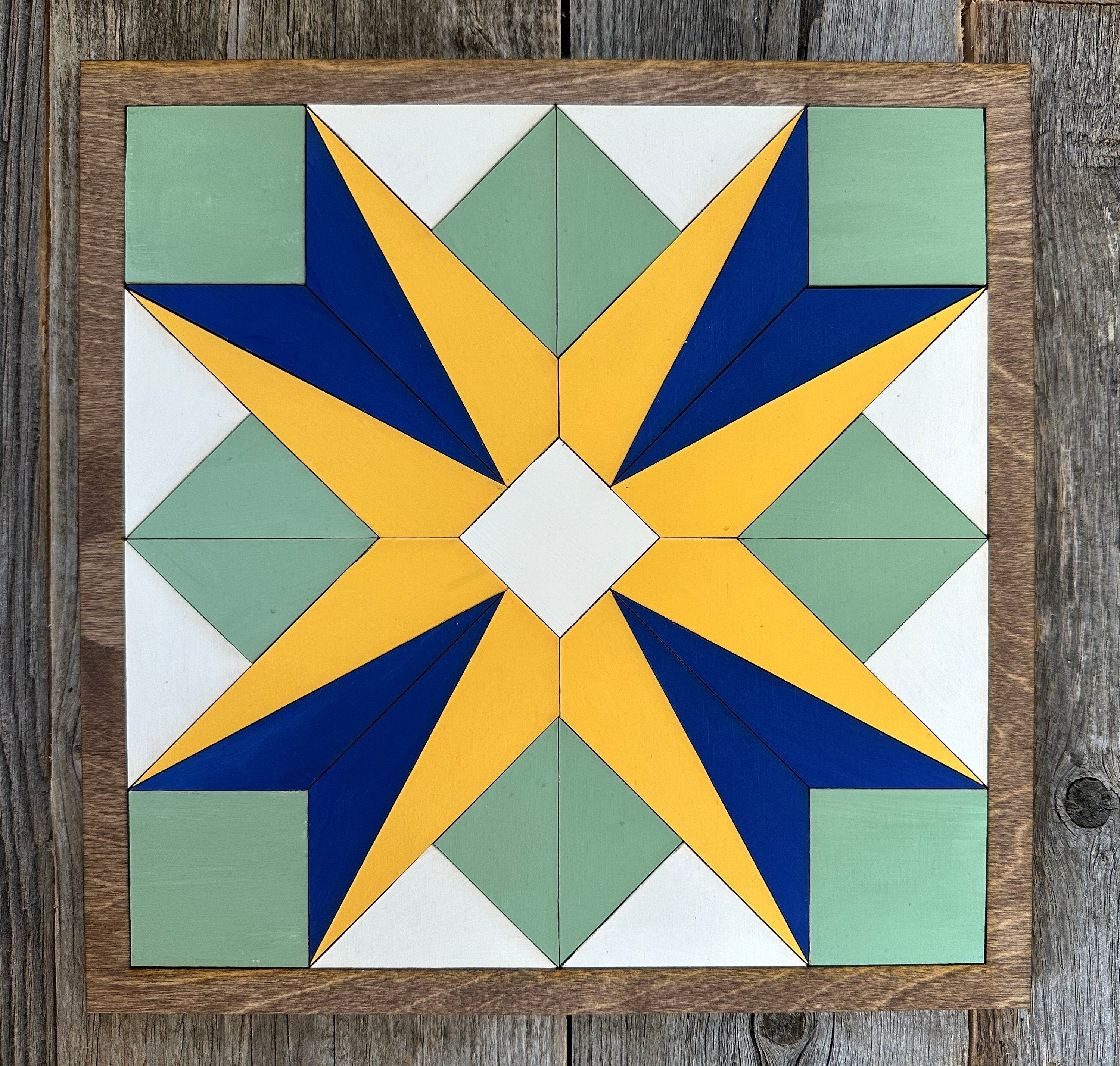 DIY Barn Quilt Painting Kit, DIY Mosaic Craft, Barn Quilt Kit, Paint at Home, Gift for Her, Crafts for Adults, DIY for Teens, Gift hotsell for Him